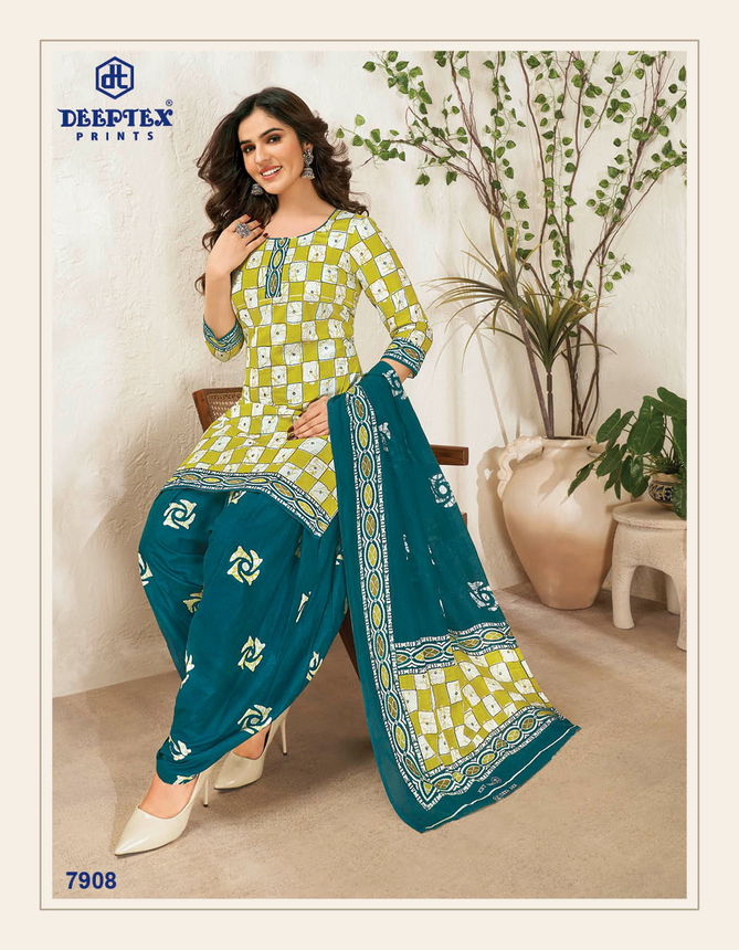 Miss India Vol 79 By Deeptex Cotton Dress Material Catalog